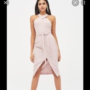 Midi dress in purple